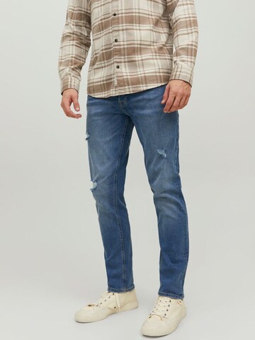 JACK & JONES Tapered Jeans 'Mike' in Blau: predná strana