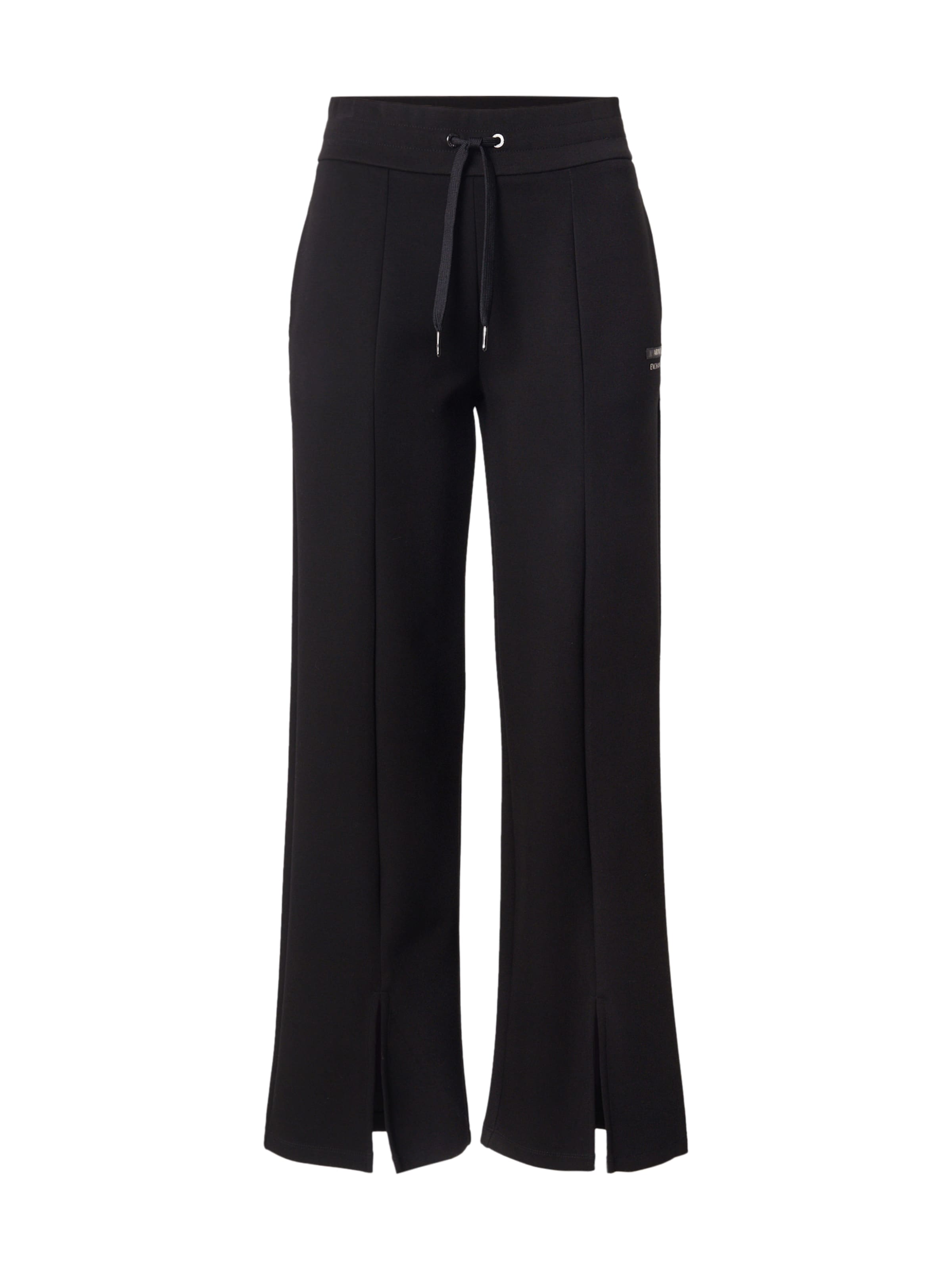 Regular Pantaloni de la ARMANI EXCHANGE pe negru: față