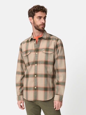 CAMEL ACTIVE Regular fit Button Up Shirt in Brown: front