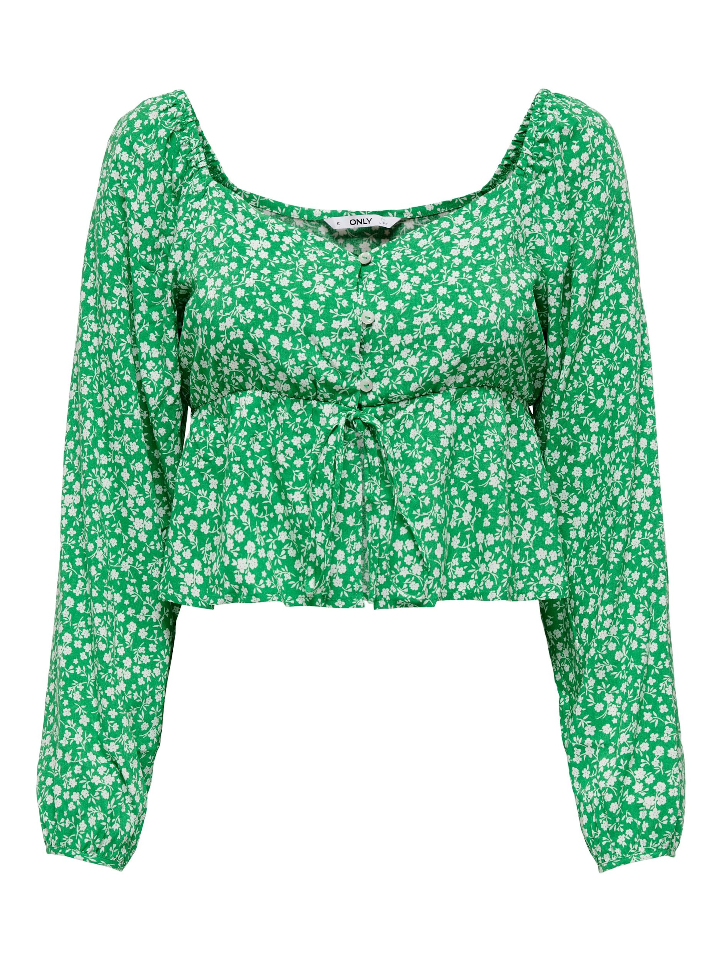 ONLY Blus 'Nova' i grön: framsida