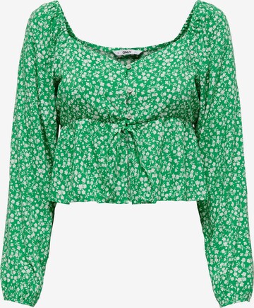 Camicia da donna 'Nova' di ONLY in verde: frontale
