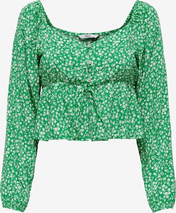 ONLY - Blusa 'Nova' en verde: frente