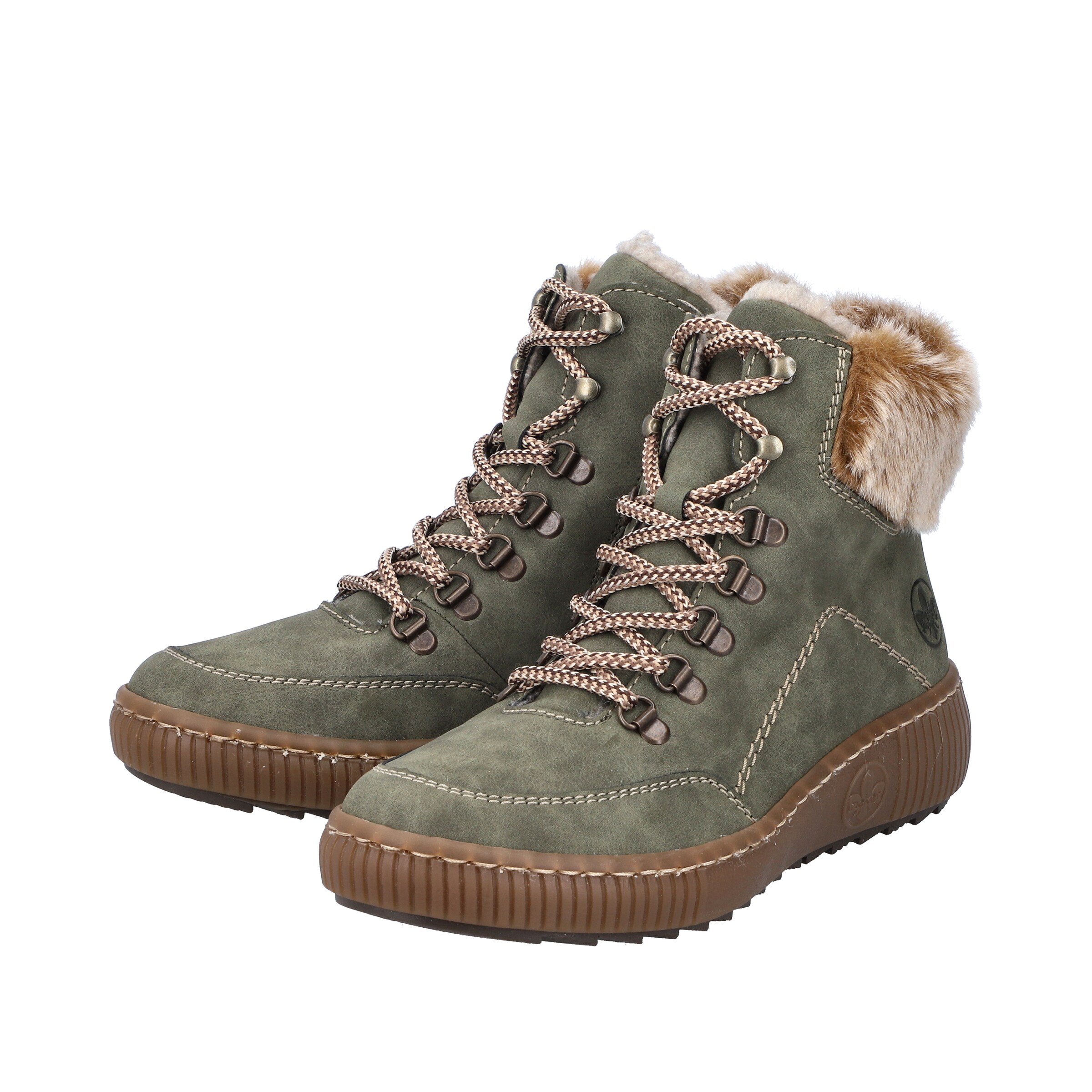 Rieker Veterlaarzen in Groen