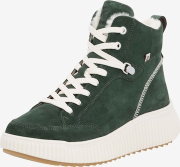 Rieker Sneaker high 'W1771' in Grün: Vorderseite