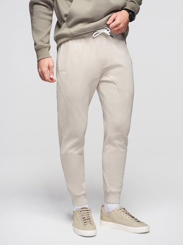 Effilé Pantalon de sport Ombre en gris