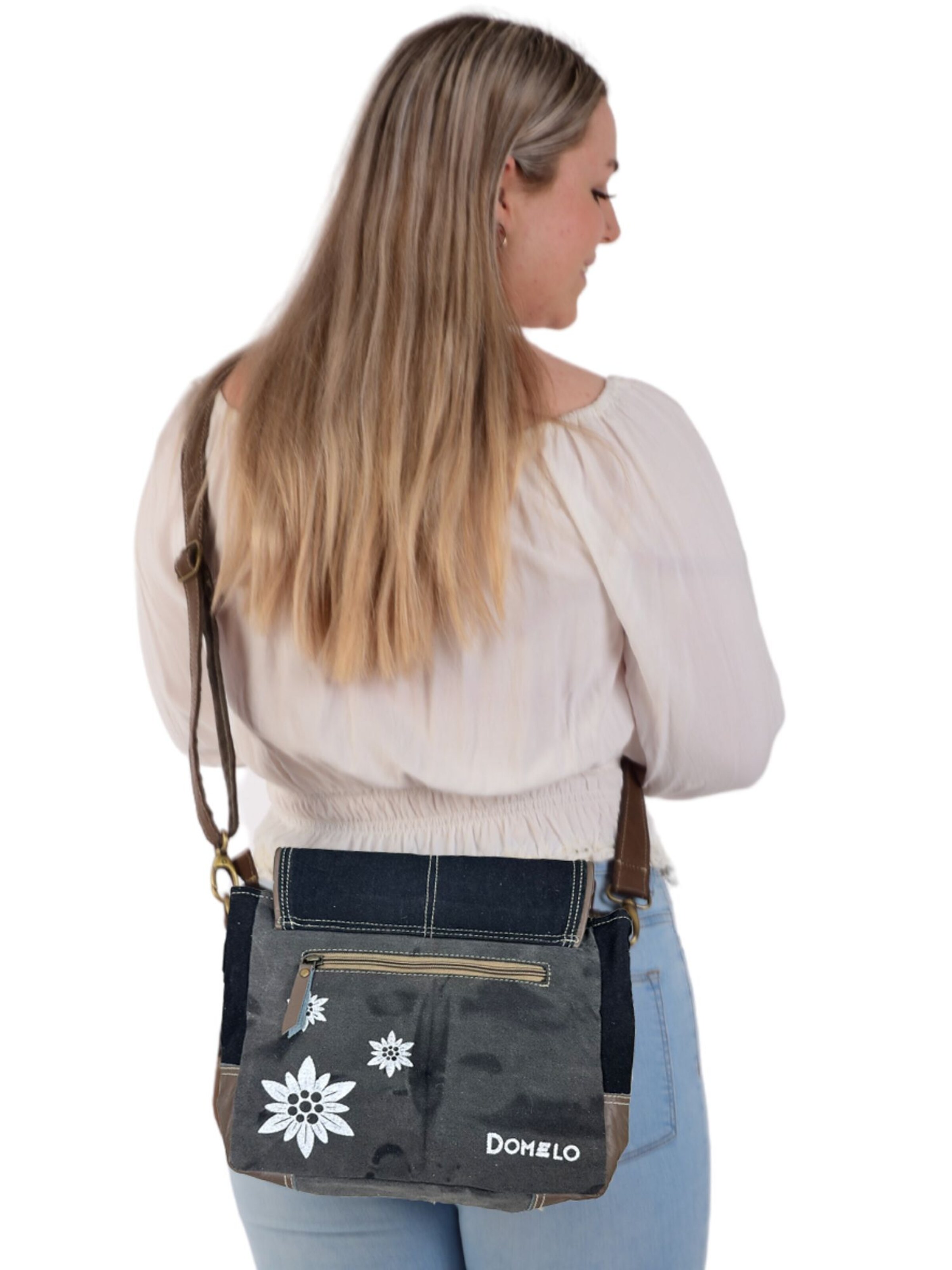 DOMELO Umhängetasche 'Domelo'‌‌‌‌‌‌‌ in Schwarz