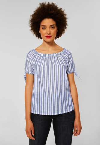 STREET ONE Blouse in Blue: front