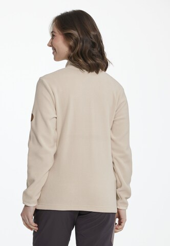 Gipfelglück Athletic Fleece Jacket 'Ines' in Beige