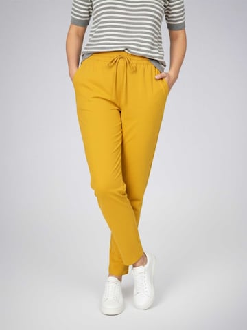 PANTONECLO Regular Trousers 'Pantoneclo Women's Trousers' in Yellow
