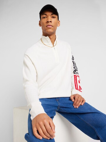 Pull-over 'STELVIO' DIESEL en blanc : devant