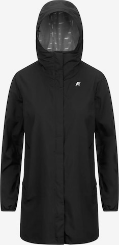 Veste mi-saison K-Way en noir : devant