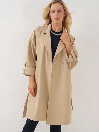 Bigdart Übergangsmantel in XS in beige, Produktansicht