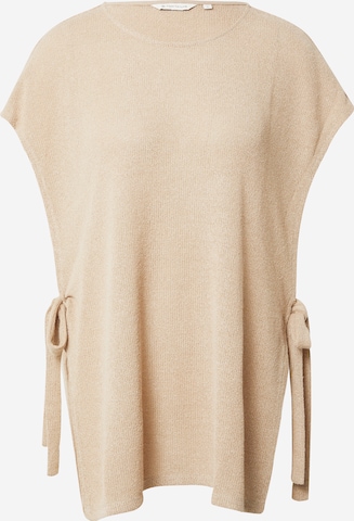 Pull-over TOM TAILOR en beige : devant