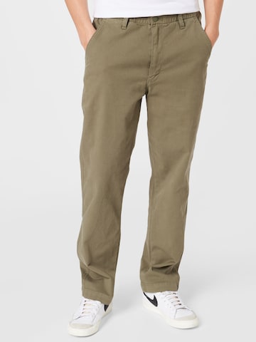 LEVI'S Chino kalhoty – zelená: přední strana