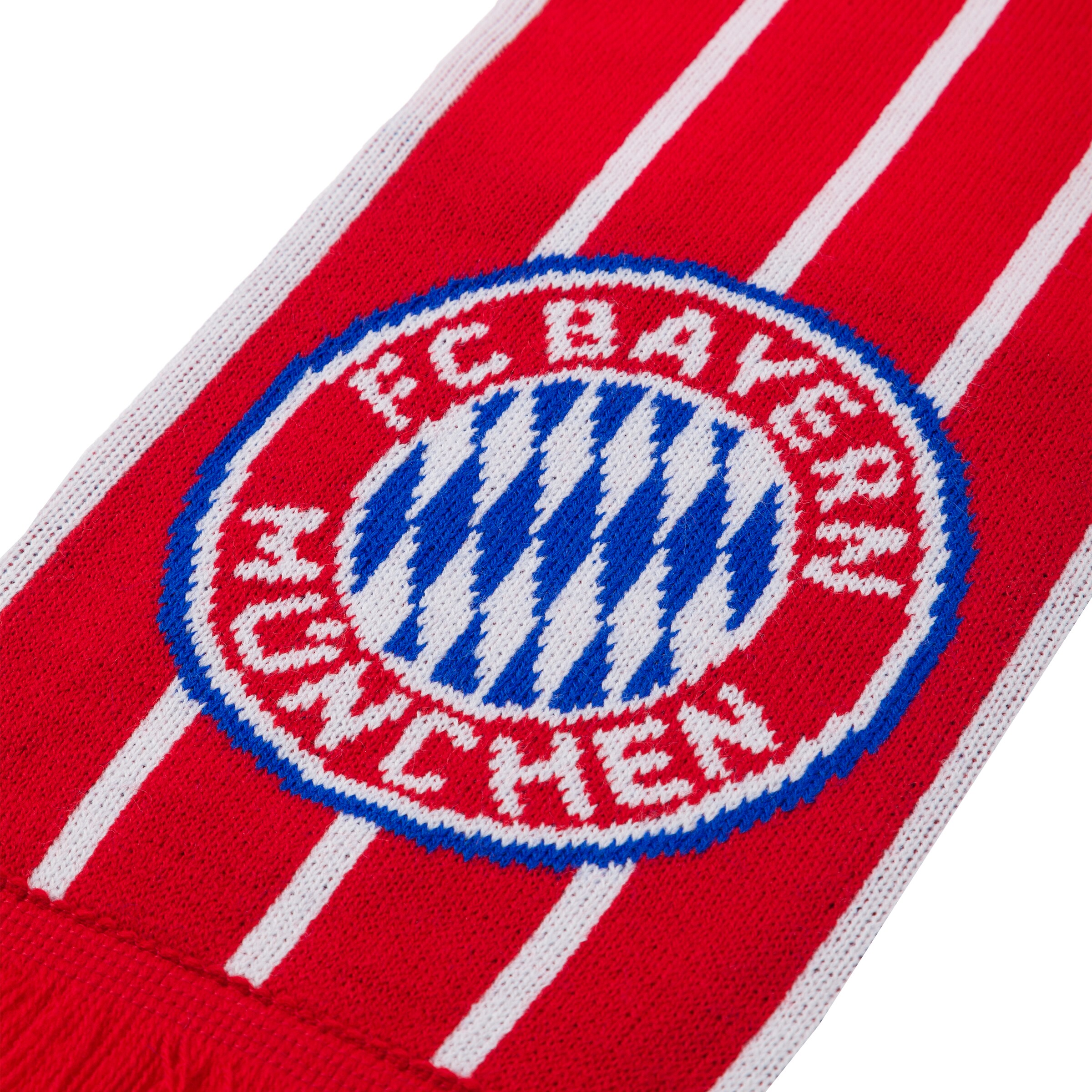 FC BAYERN MÜNCHEN Sports Scarf 'Rekordmeister' in Red