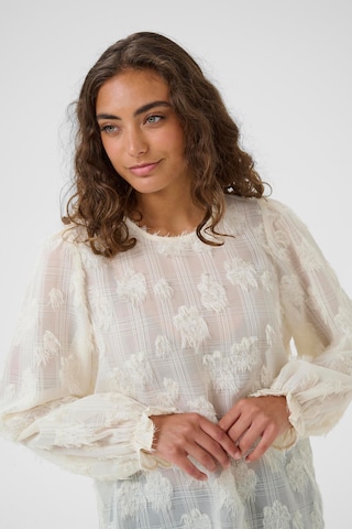 CULTURE Bluse in Beige