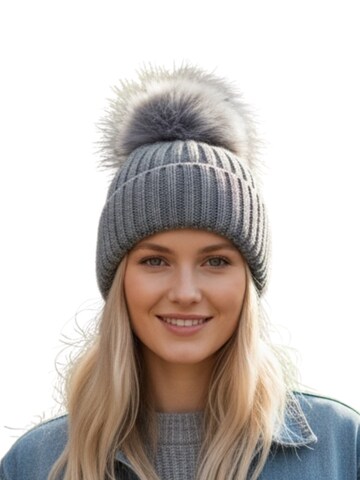 Kumixi Beanie in Grey: front