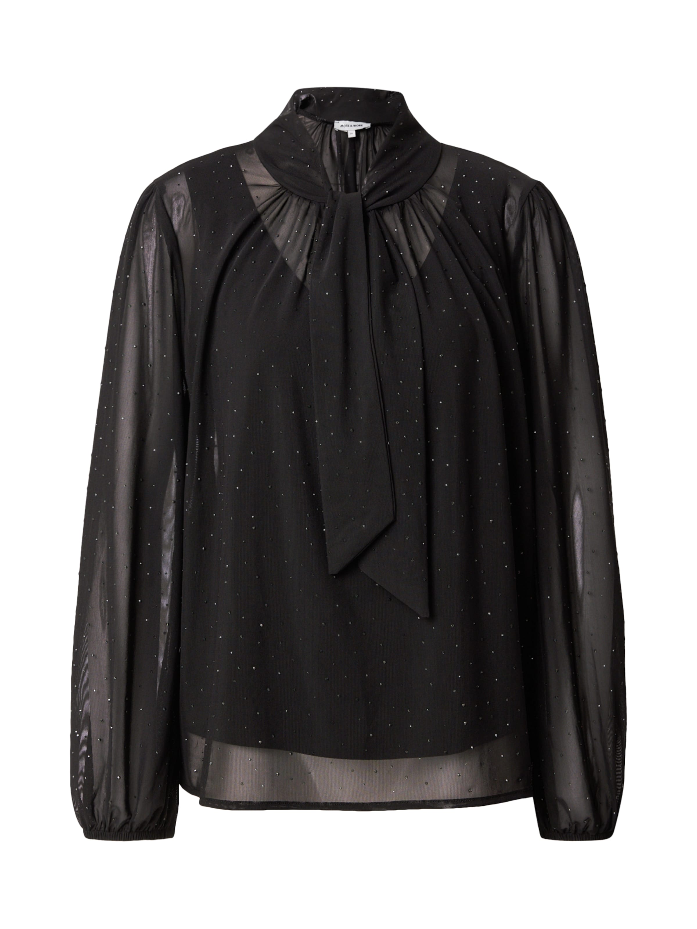 MORE & MORE Μπλούζα σε μαύρο: μπροστά