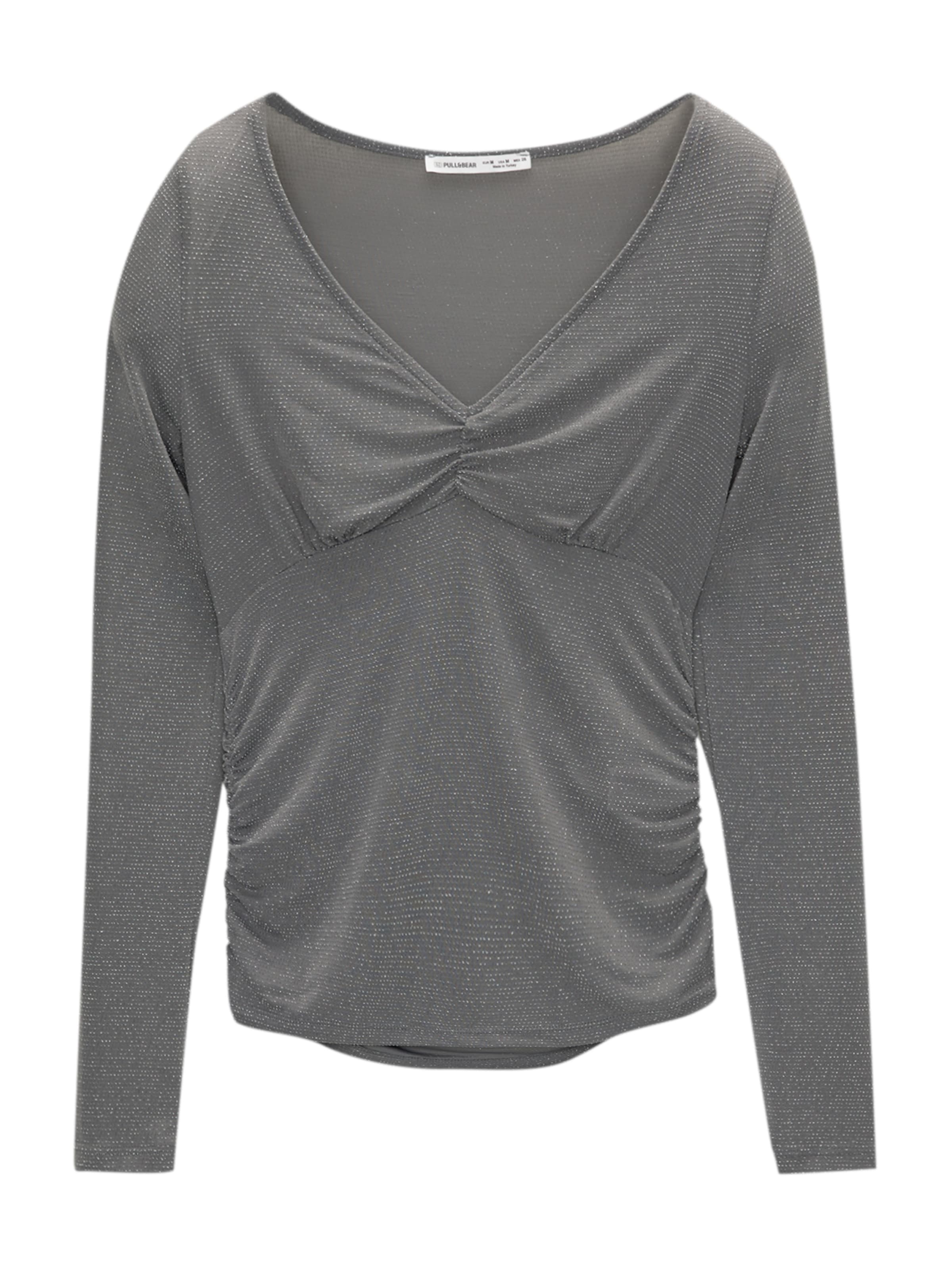 Pull&Bear Tričko - Modrá: predná strana