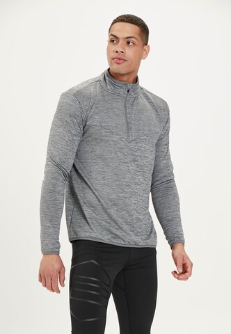 ENDURANCE Functioneel shirt 'LEDGER' in Grijs: voorkant