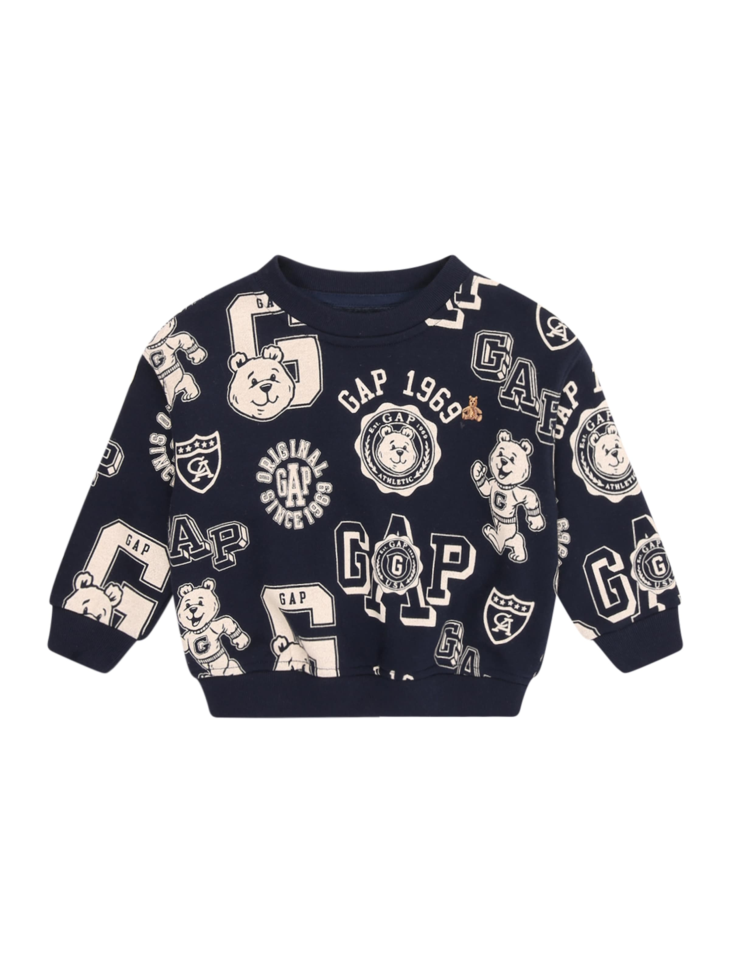 GAP Sweatshirt 'VARSITY' in Blau: Vorderseite