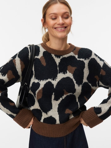 VERO MODA Sveter - Hnedá: predná strana