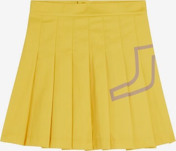 J.Lindeberg Athletic Skorts 'Naomi Bridge' in Yellow: front
