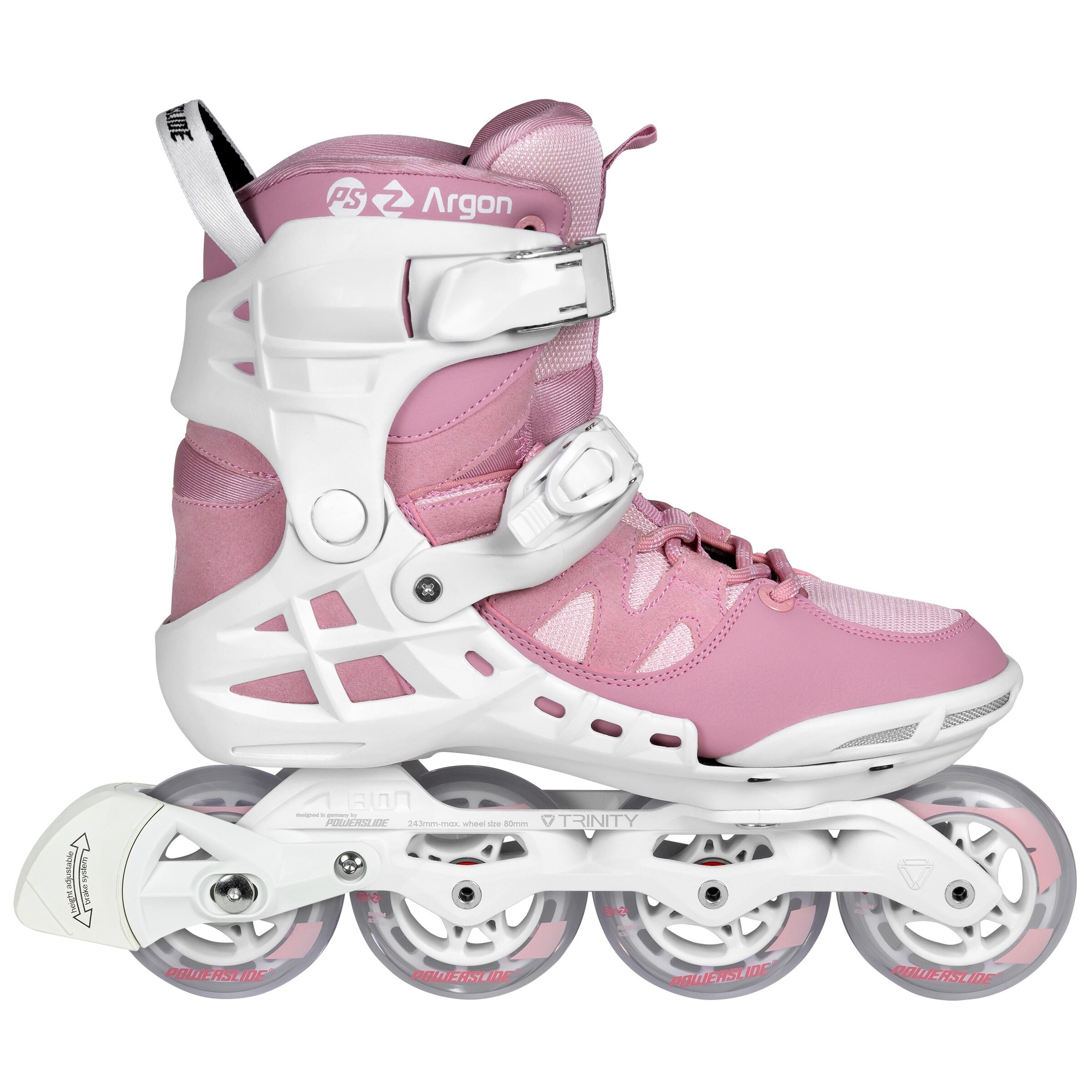 POWERSLIDE Inline-Skates 'Argon Rose 80' in Pink