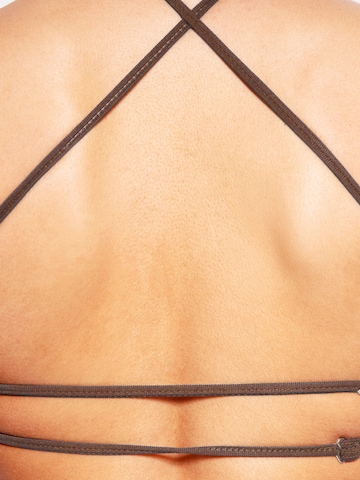 Smilodox Bustier Sport bh 'Sena' in Bruin