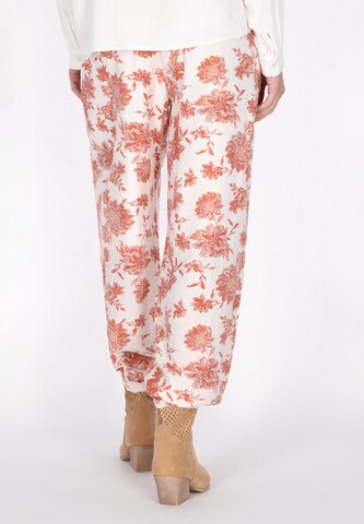 usha FESTIVAL Tapered Trousers in White