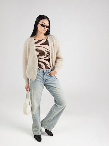 TWNS THE LABEL Knit cardigan 'Erie' in Beige