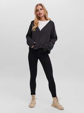 VERO MODA Knit cardigan 'Doffy' in Black