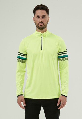 Whistler Sports sweatshirt 'Tefei' in Yellow: front