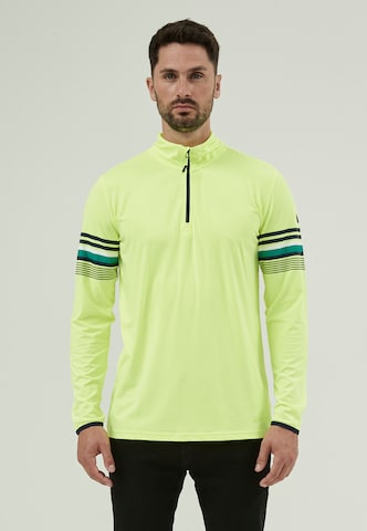 Whistler Athletic Sweatshirt 'Tefei' in Yellow: front