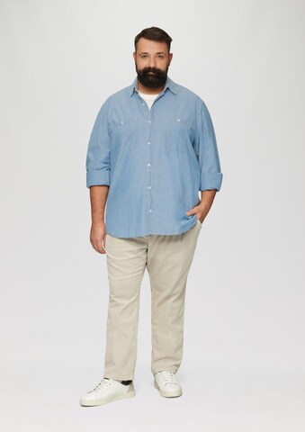 s.Oliver Comfort fit Button Up Shirt in Blue
