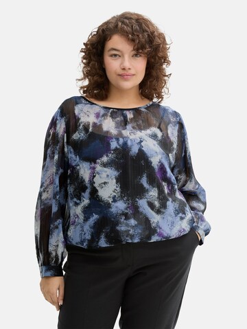 Tom Tailor Women + Blouse in Blue: front