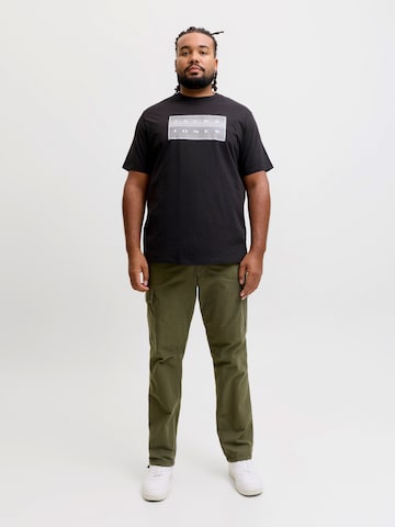 T-Shirt 'JCOFUSION' Jack & Jones Plus en noir