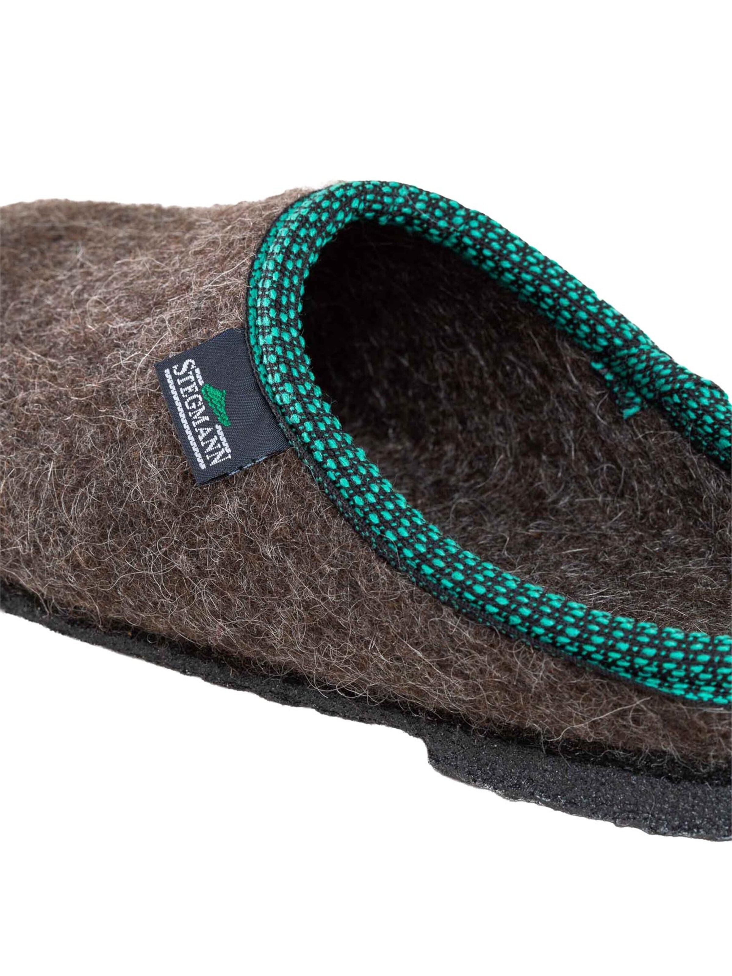 Stegmann Pantolette 'Filz'‌‌‌‌‌‌‌‌‌‌ in Grau