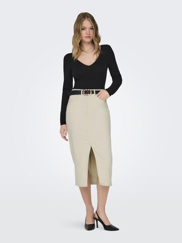 ONLY Skirt in Beige