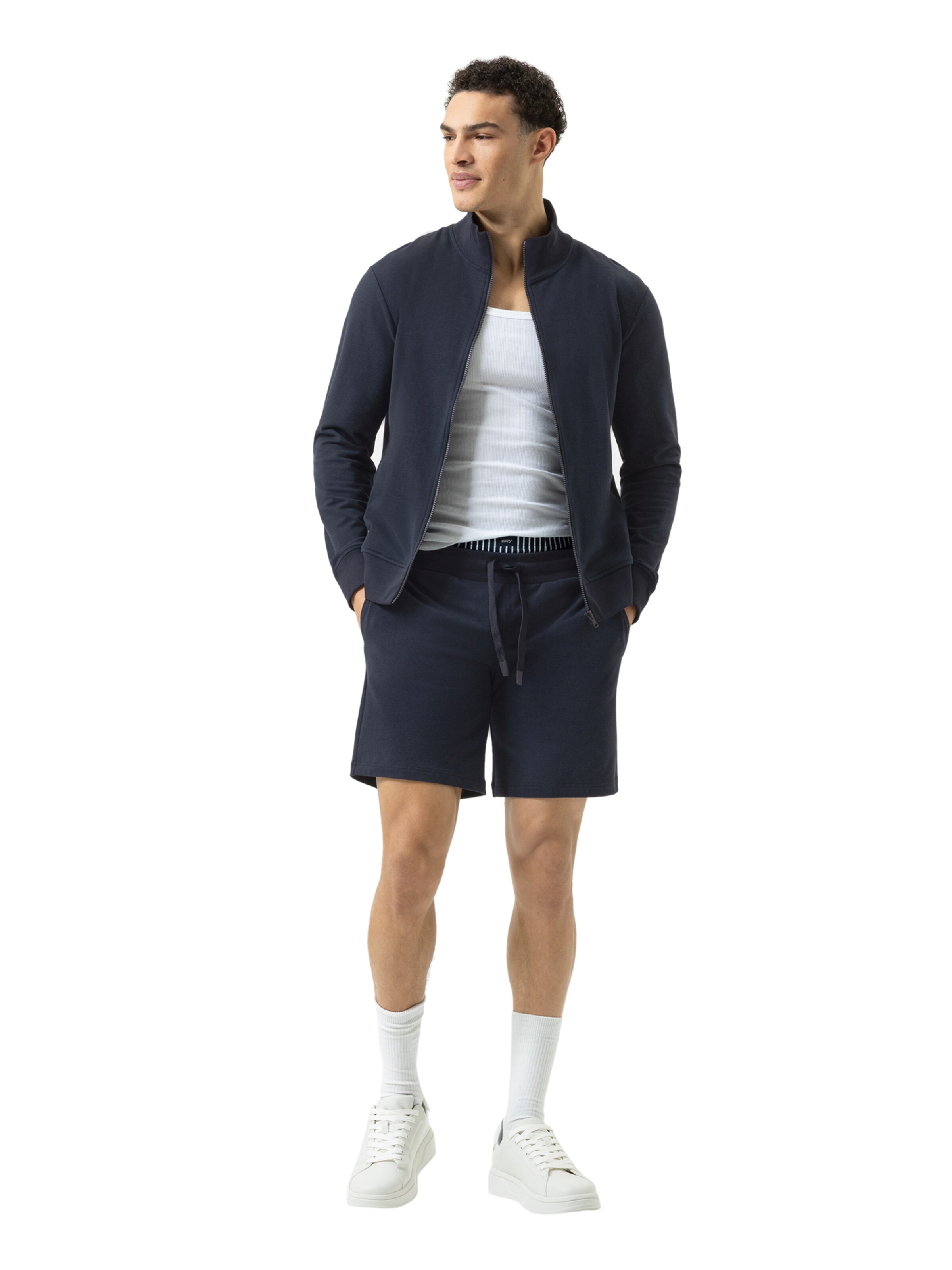Mey Regular Shorts 'Enjoy Comfort' in Blau