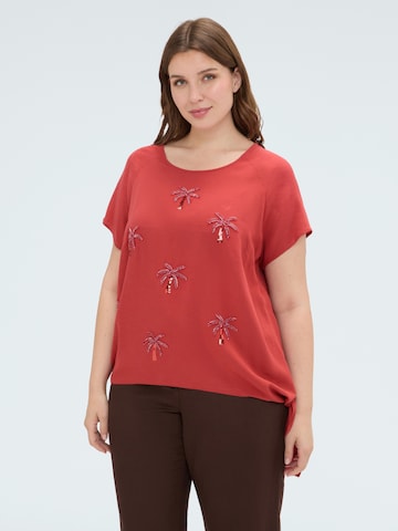T-shirt Fiorella Rubino en orange