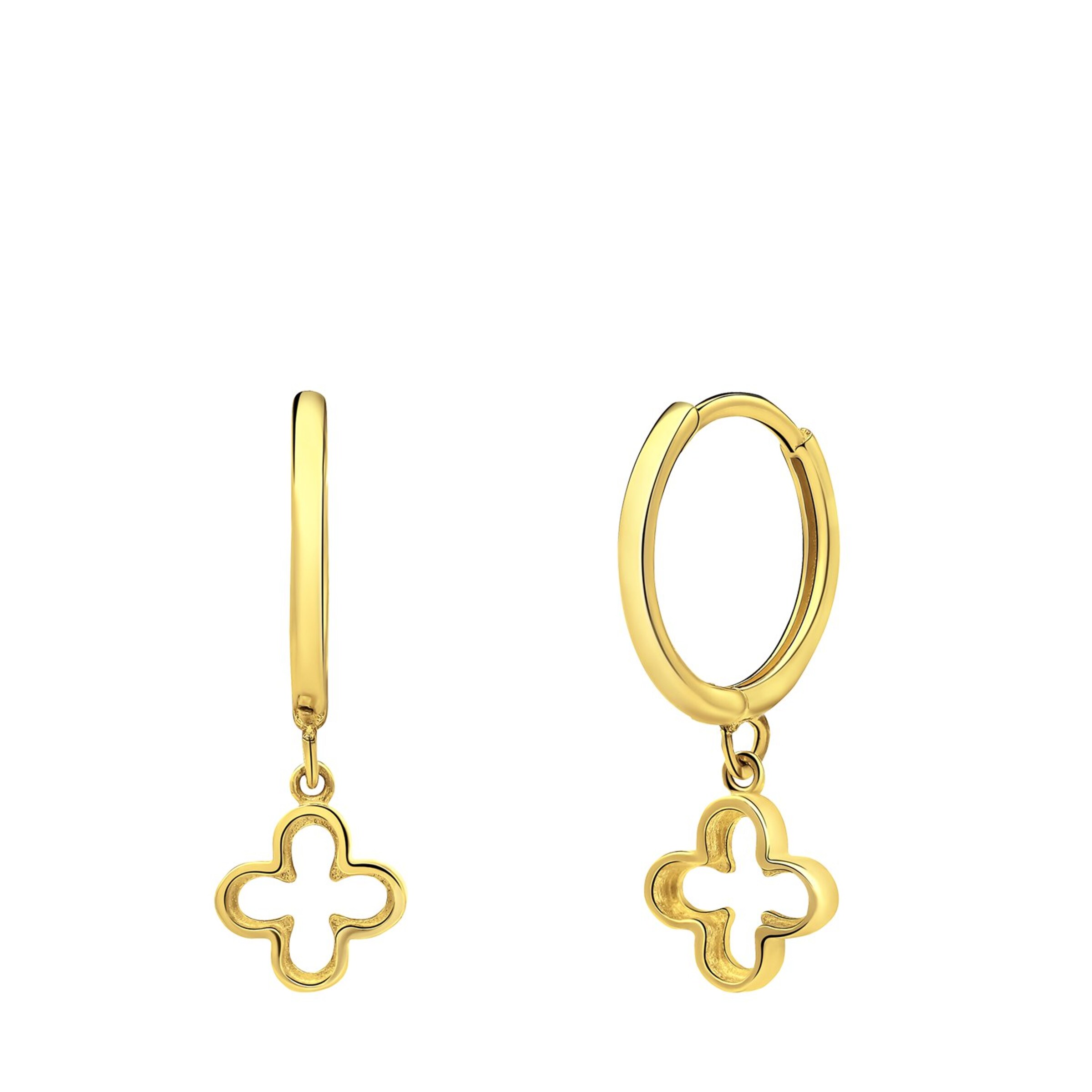 Lucardi Oorbellen 'Chic ' in Goud: voorkant