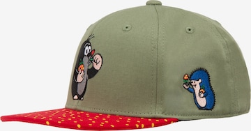 koaa Cap 'Der Kleine Maulwurf - Erdbeere' in Grün: Vorderseite