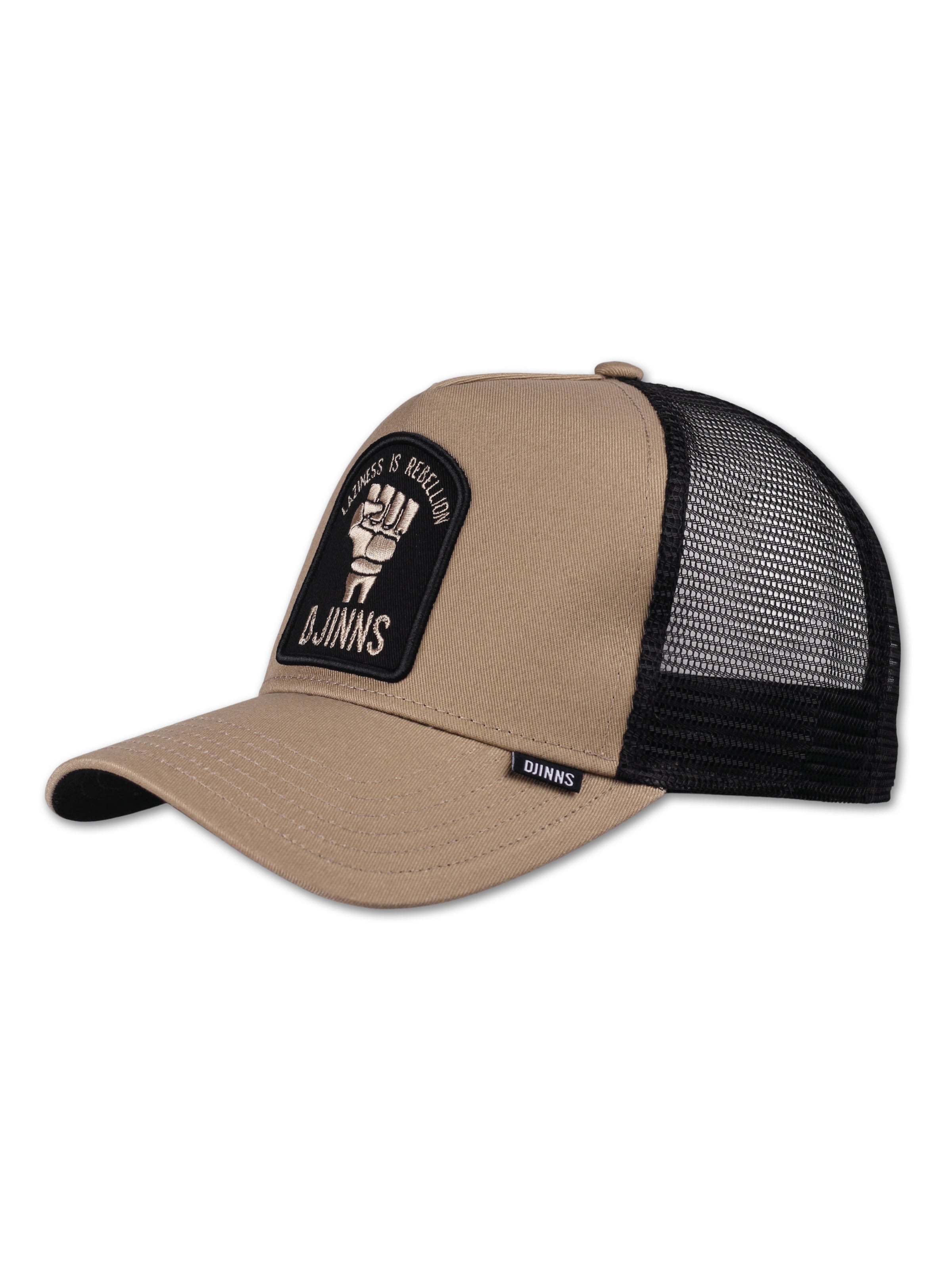 DJINNS Cap in Beige: front