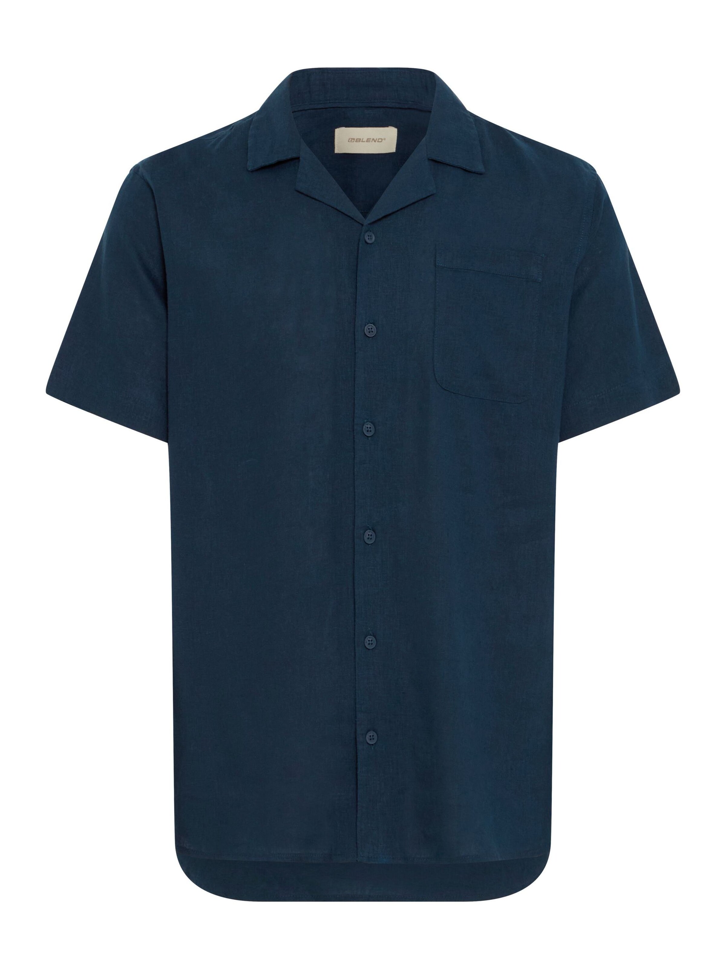 BLEND Overhemd 'BHVICTOR' in Blauw: voorkant