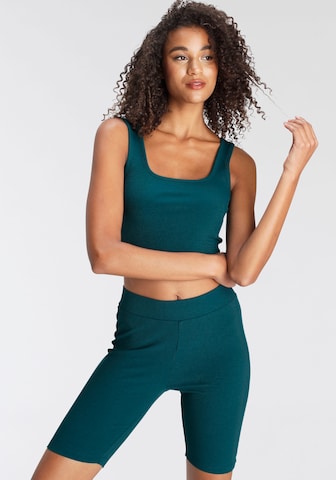 LASCANA Loungewear in Green: front