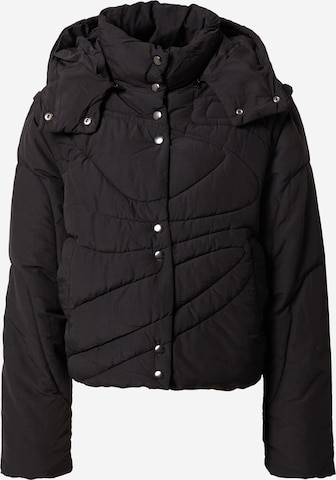 Pimkie Between-Season Jacket 'WAVE' in Black: front