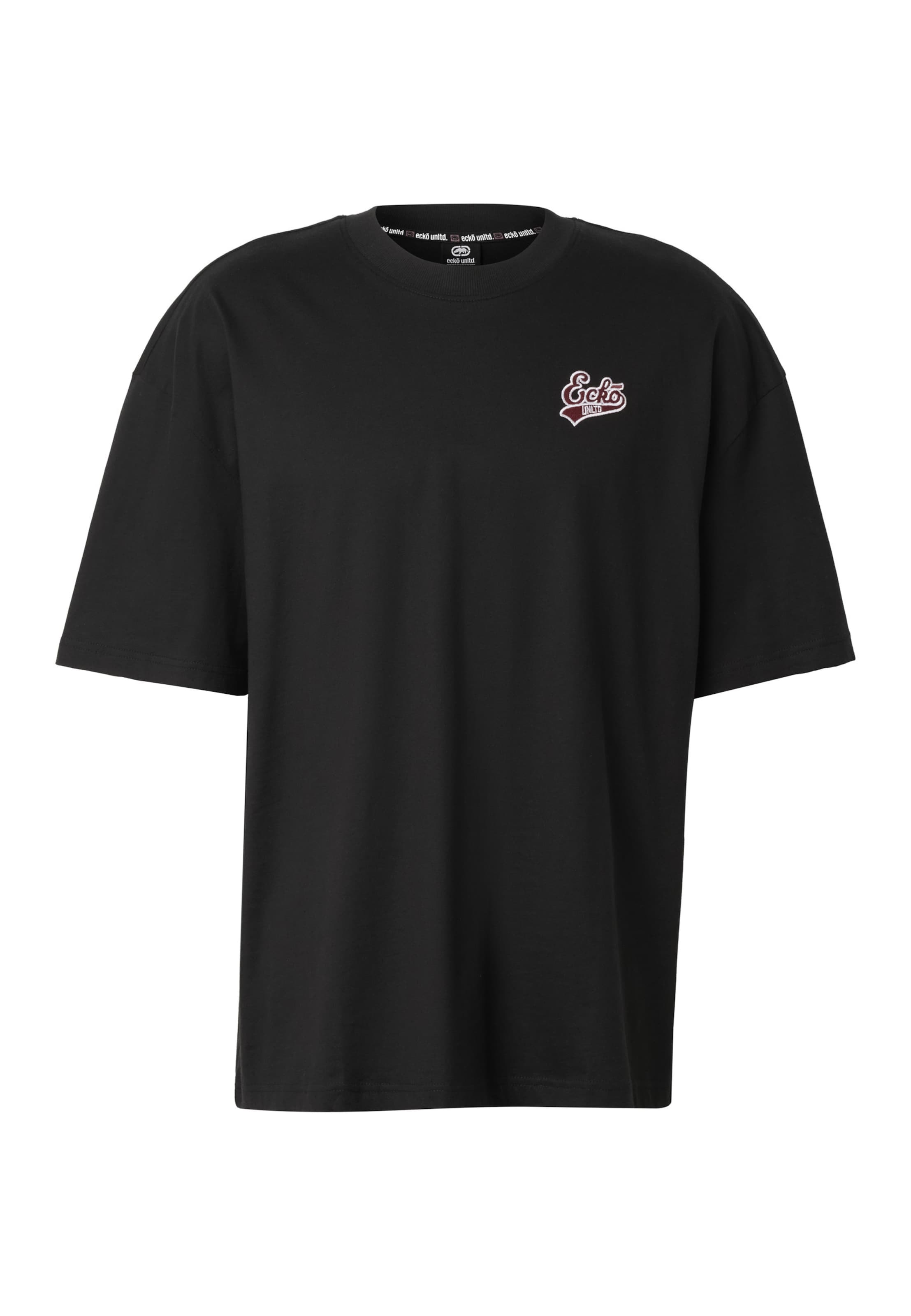 Maglietta 'Breeze' Ecko Unlimited di colore rosso vino / nero / bianco, Visualizzazione prodotti