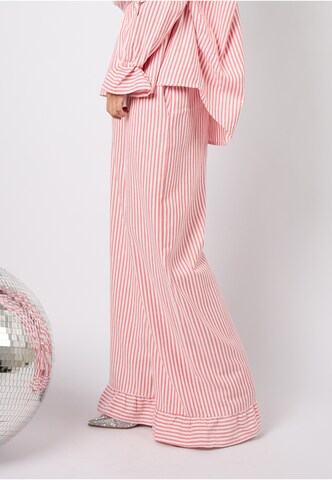 OH APRIL Wide leg Pants in White