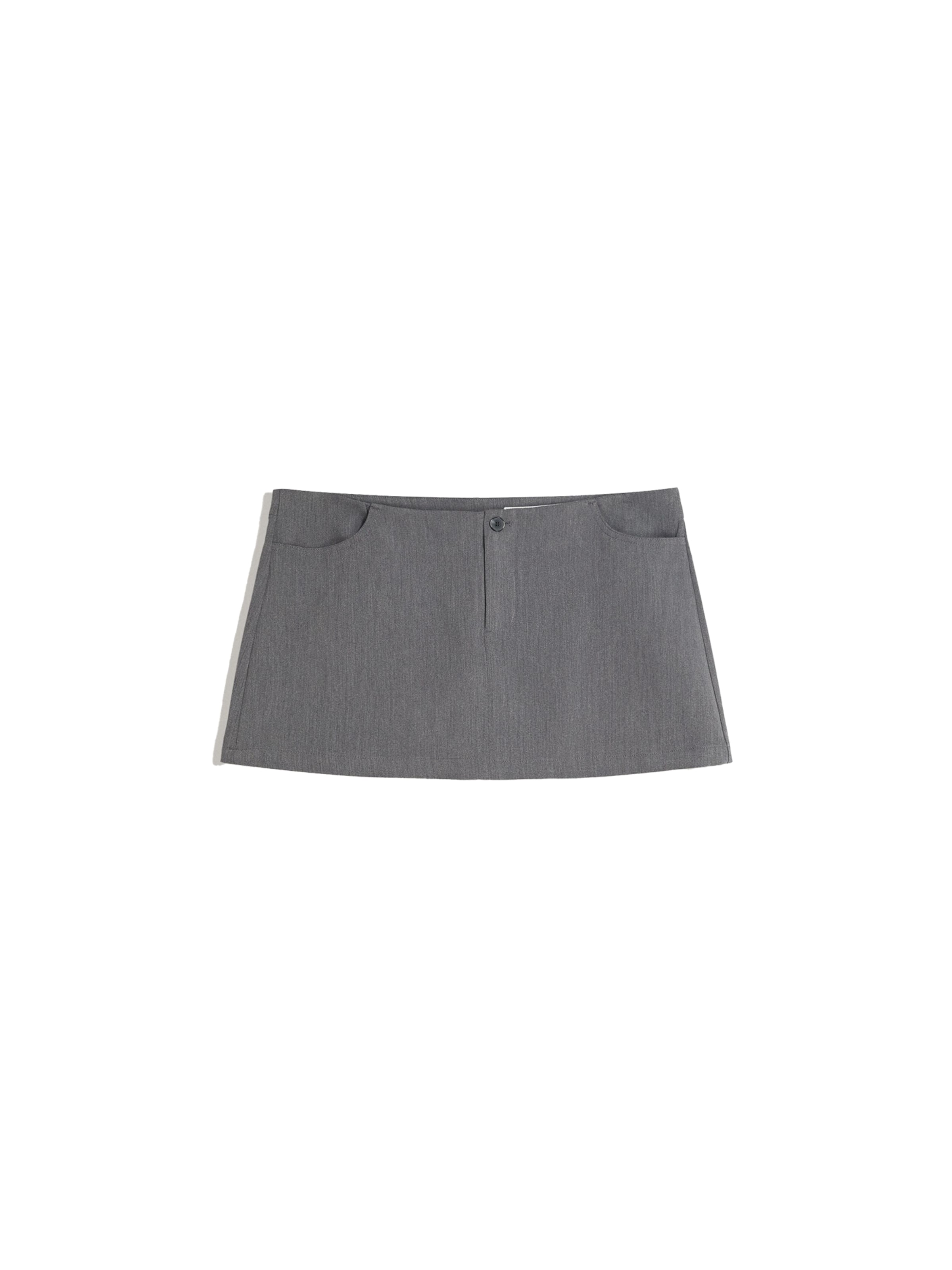 Jupe Bershka en gris : devant